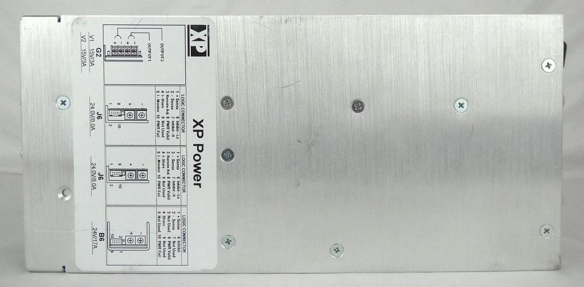 Used XP Power F7B6J6J6G2 DC Power Supply Assembly AMAT 1140-00569 Working Surplus