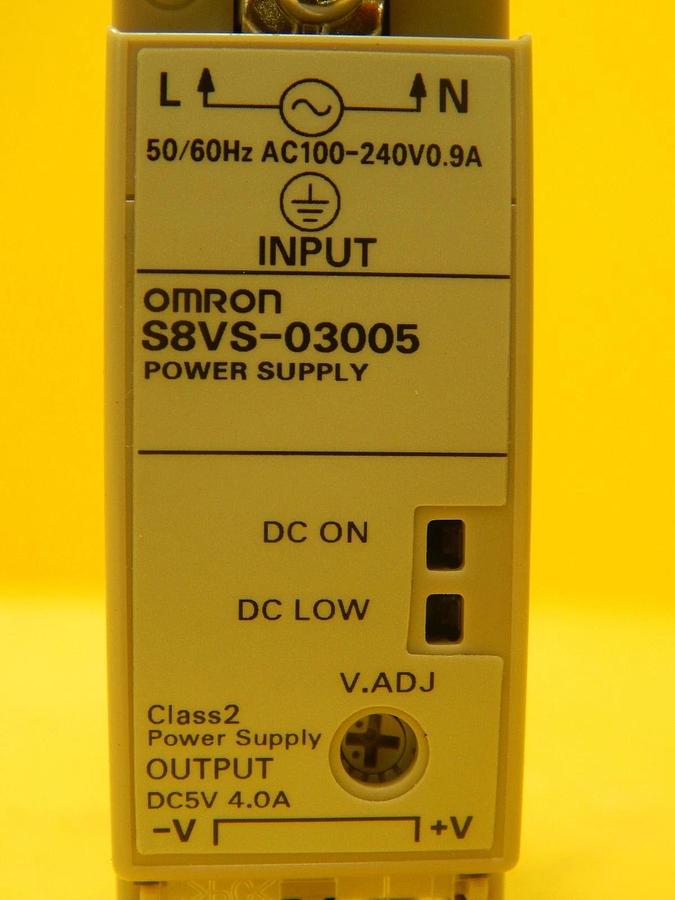 Used Omron S8VS-03005 DIN Rail Power Supply Reseller Lot of 4 Used Working