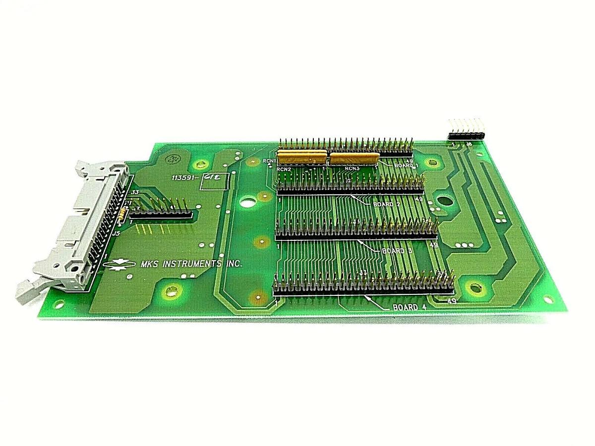 Used MKS Instruments 113591-G1E Backplane Board PCB 113591-G1-E Working Surplus