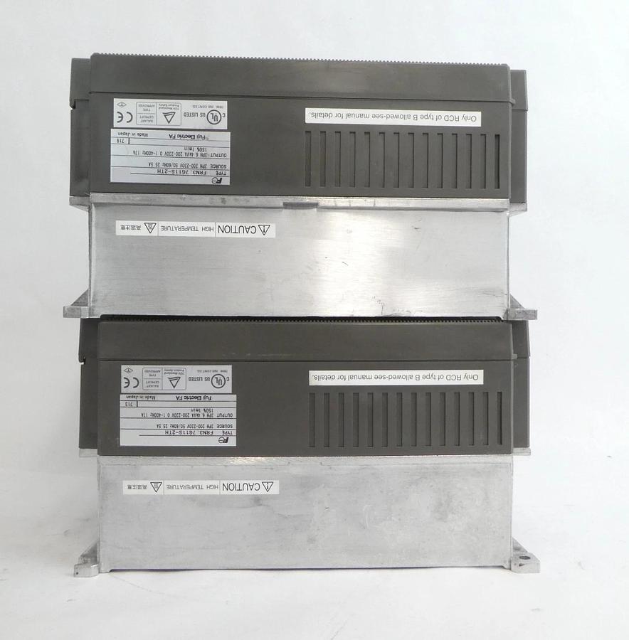 Used Fuji Electric FRN3.7G11S-2TH Frequency Changer Frenic 5000G11 Lot of 7 Working