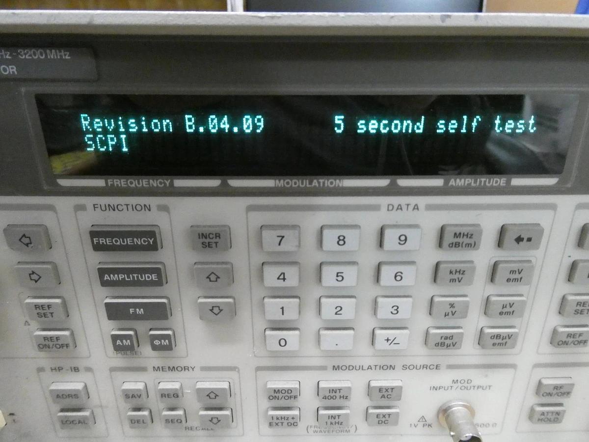 Used Agilent Technologies 8648C Synthesized Signal Generator Option 1E5 UK6 Untested
