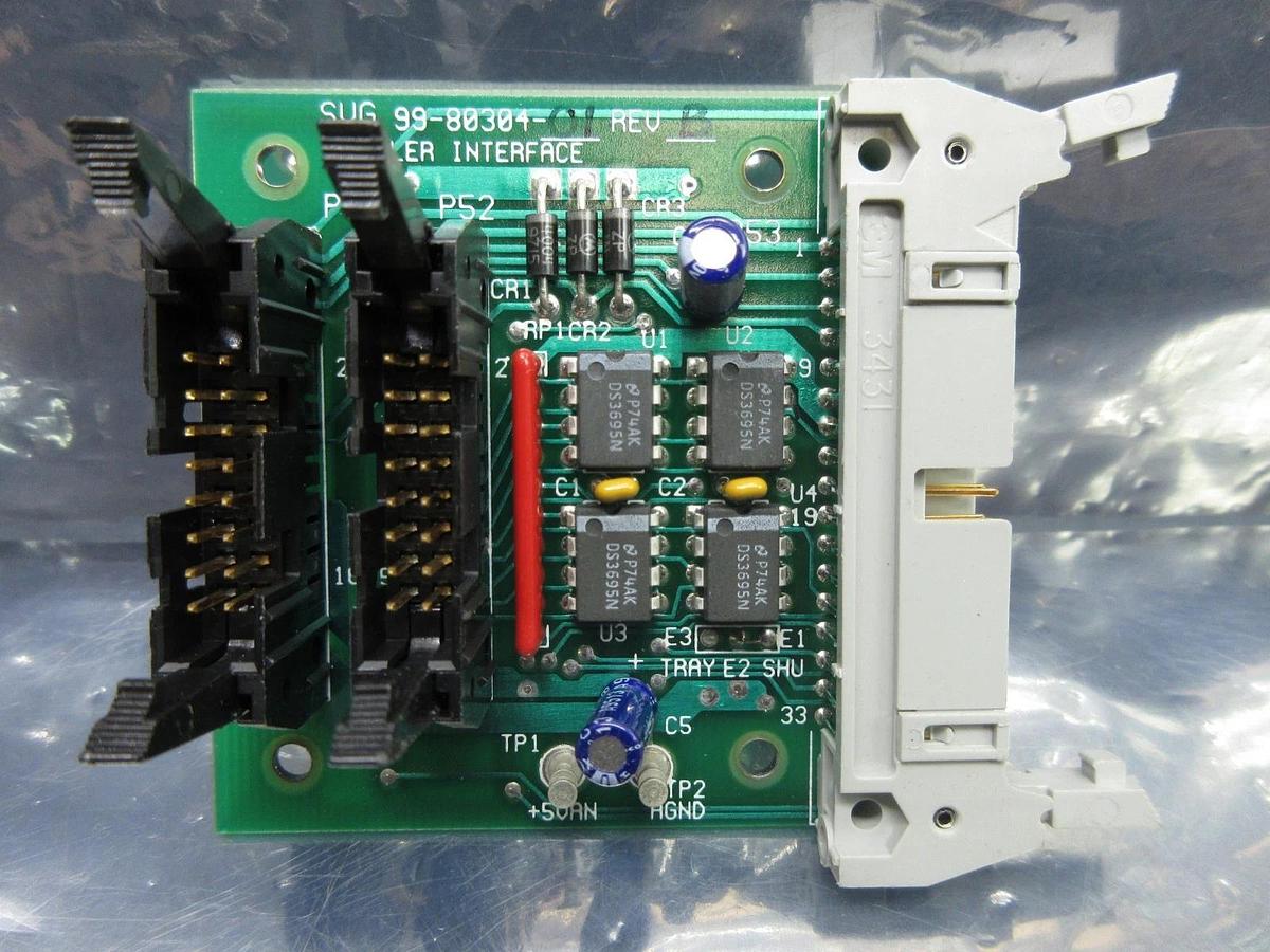 Used SVG Silicon Valley Group 99-80304-01 Handler Interface Board PCB Rev. B 90S Used