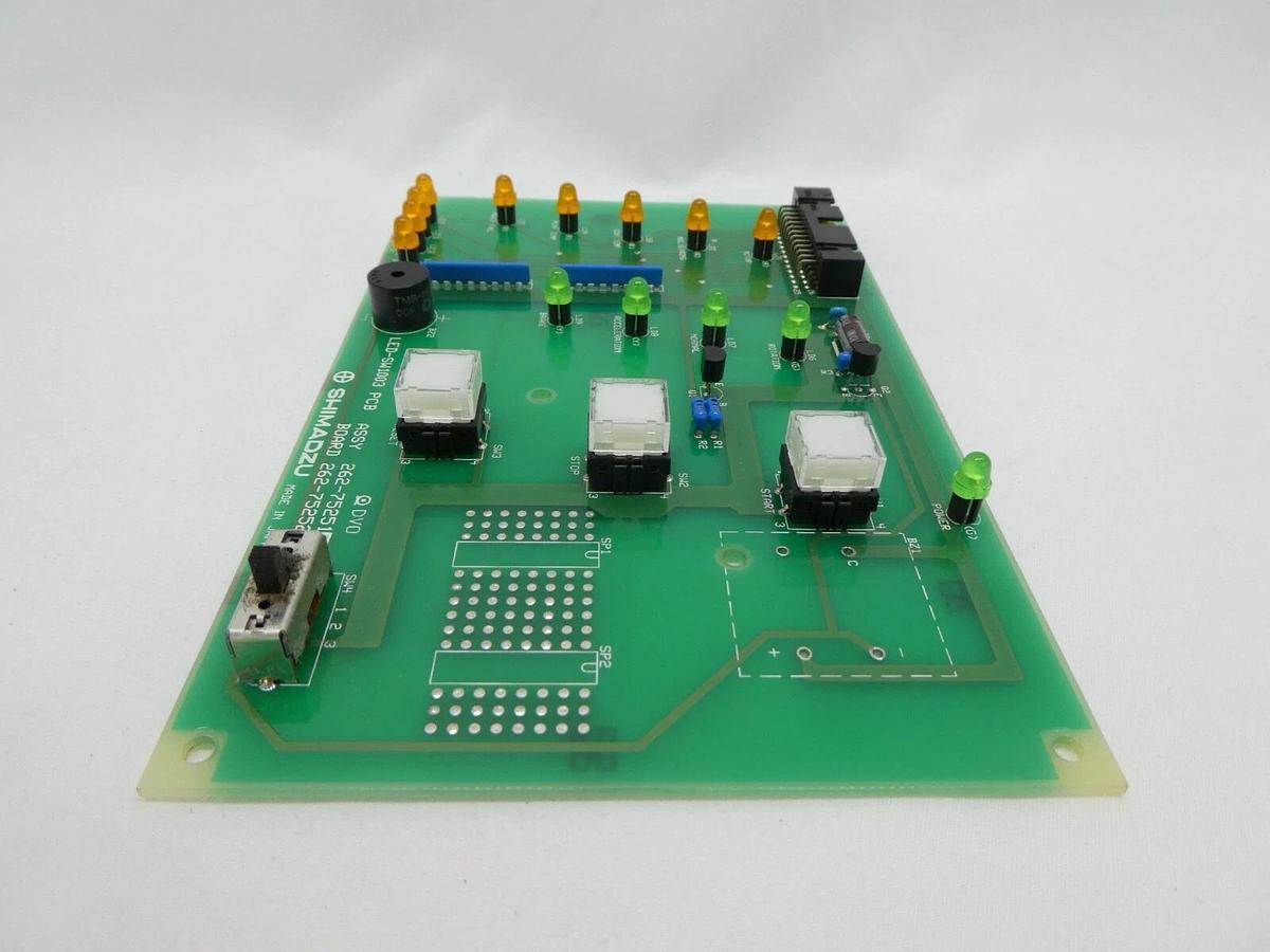 Used Shimadzu 262-75251C Turbo Controller Operator Panel PCB LED-SW 1003 Working