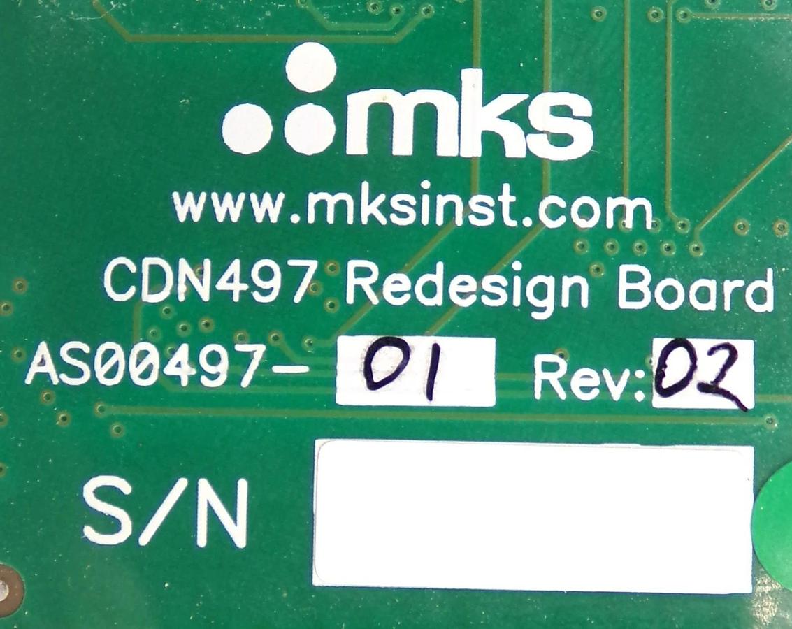 Used MKS Instruments AS01500-33 Etch Axiom Interlock Module PCB Card 0190-37785