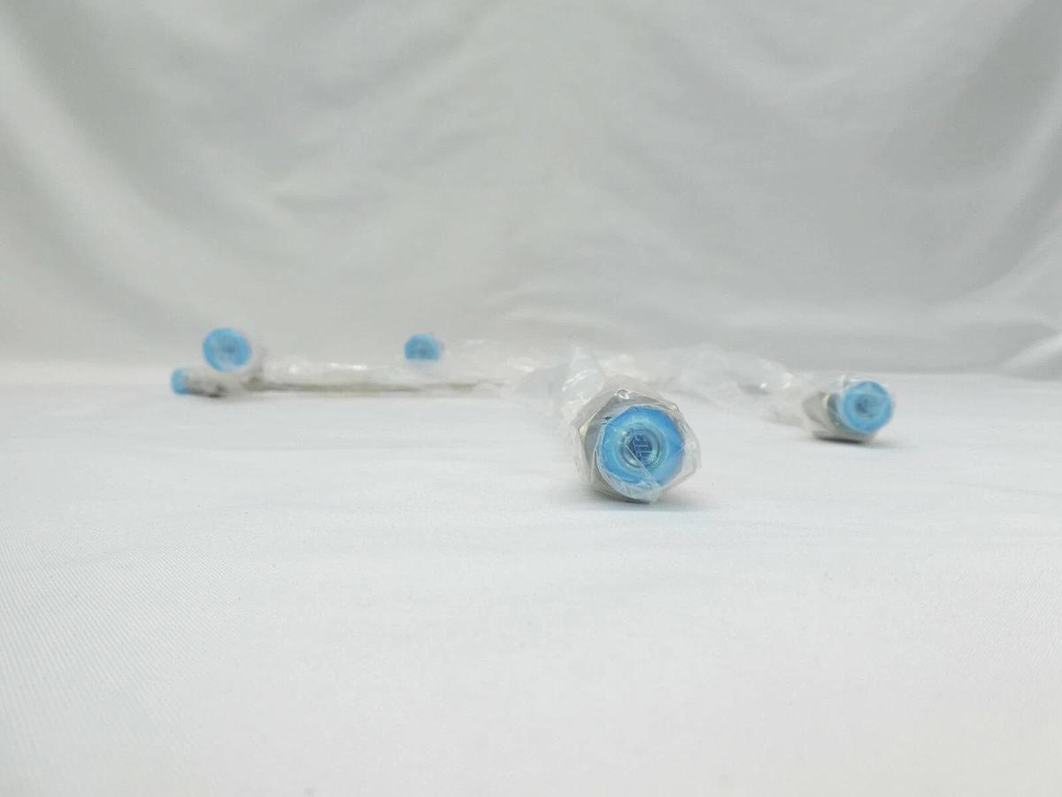 Used TEL Tokyo Electron 3D10-302404-V1 Gas Flow Center Pipe Lot of 2 Copper Working