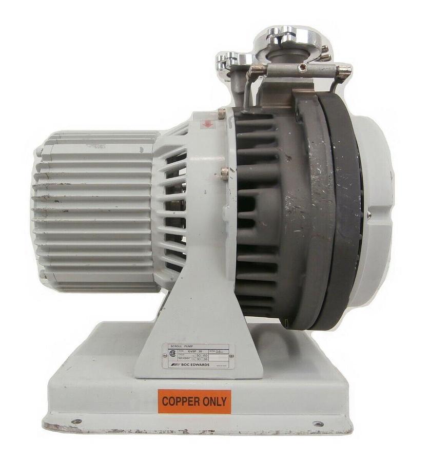Used GVSP30 Edwards A71004907XS Scroll Vacuum Pump 18865 Hrs Cu for Rebuild Working