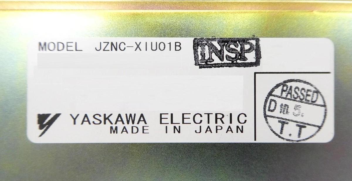 Used Yaskawa Electric JZNC-XIU01B Motoman Robot Servo Amplifier Working Surplus