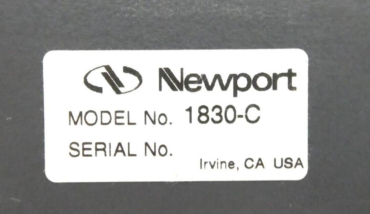 Used Newport 1830-C Dual Channel Optical Power Meter Module Working Surplus