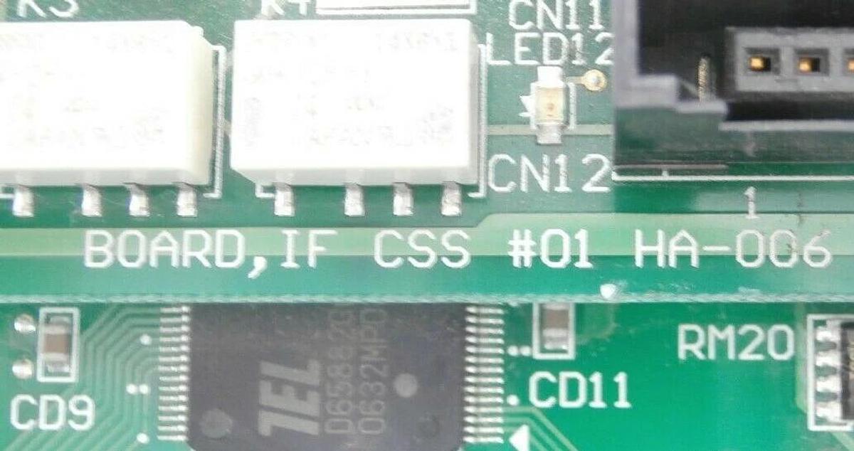 Used TEL Tokyo Electron HA-009 Digital I/O Board PCB EXT DIO #02 IF CSS #01 HA-006