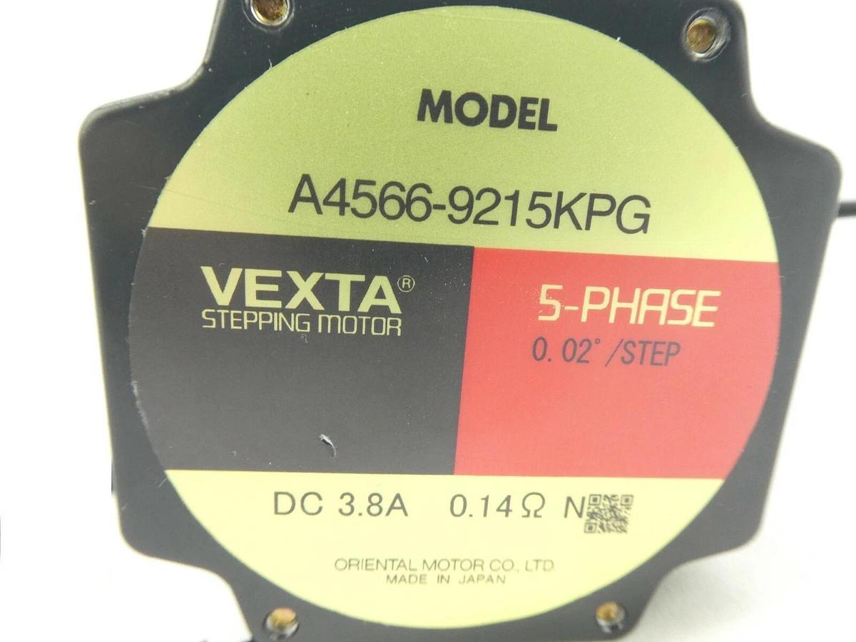 Used Oriental Motor A4566-9215KPG 5-Phase Stepping Motor VEXTA Working Surplus