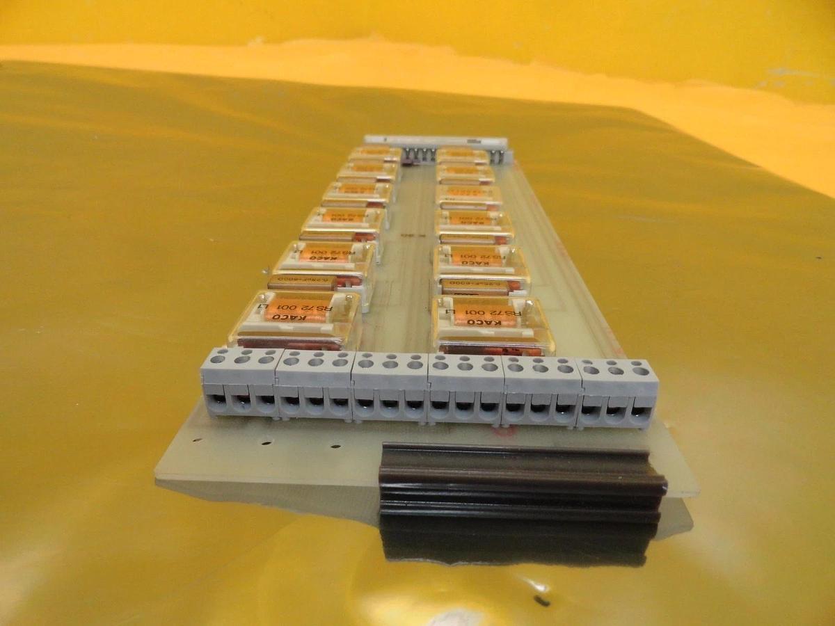 Used Balzers BG 527 036 BU 24V Relay PCB Card BG 527 109 S Used Working