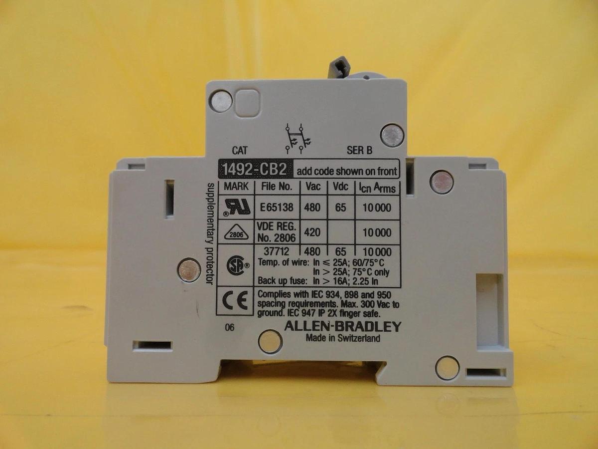A-B Allen-Bradley 1492-CB2G050 2-Pole Circuit Breaker Reseller Lot of 5 New