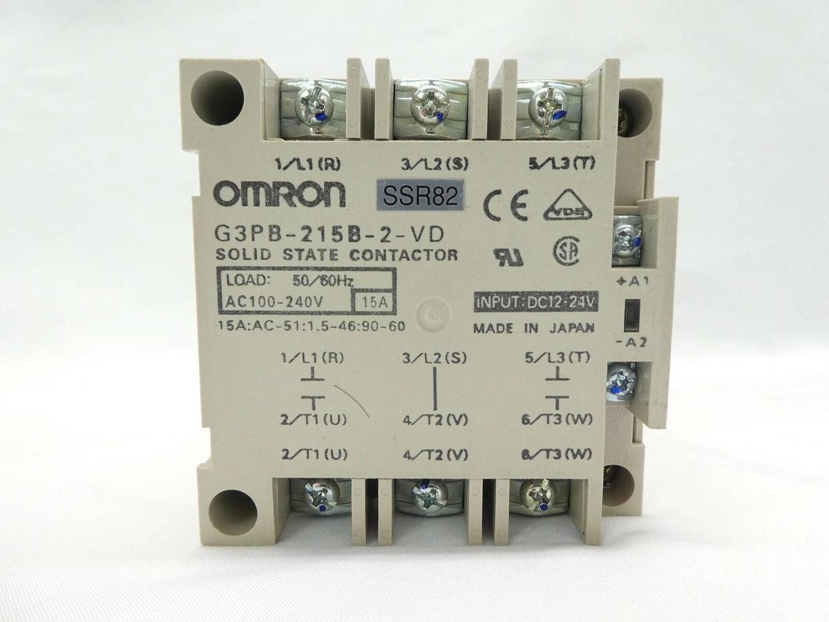 Used Omron G3PB-215B-2-VD Solid State Relay G3PB Lot of 10 Working Surplus