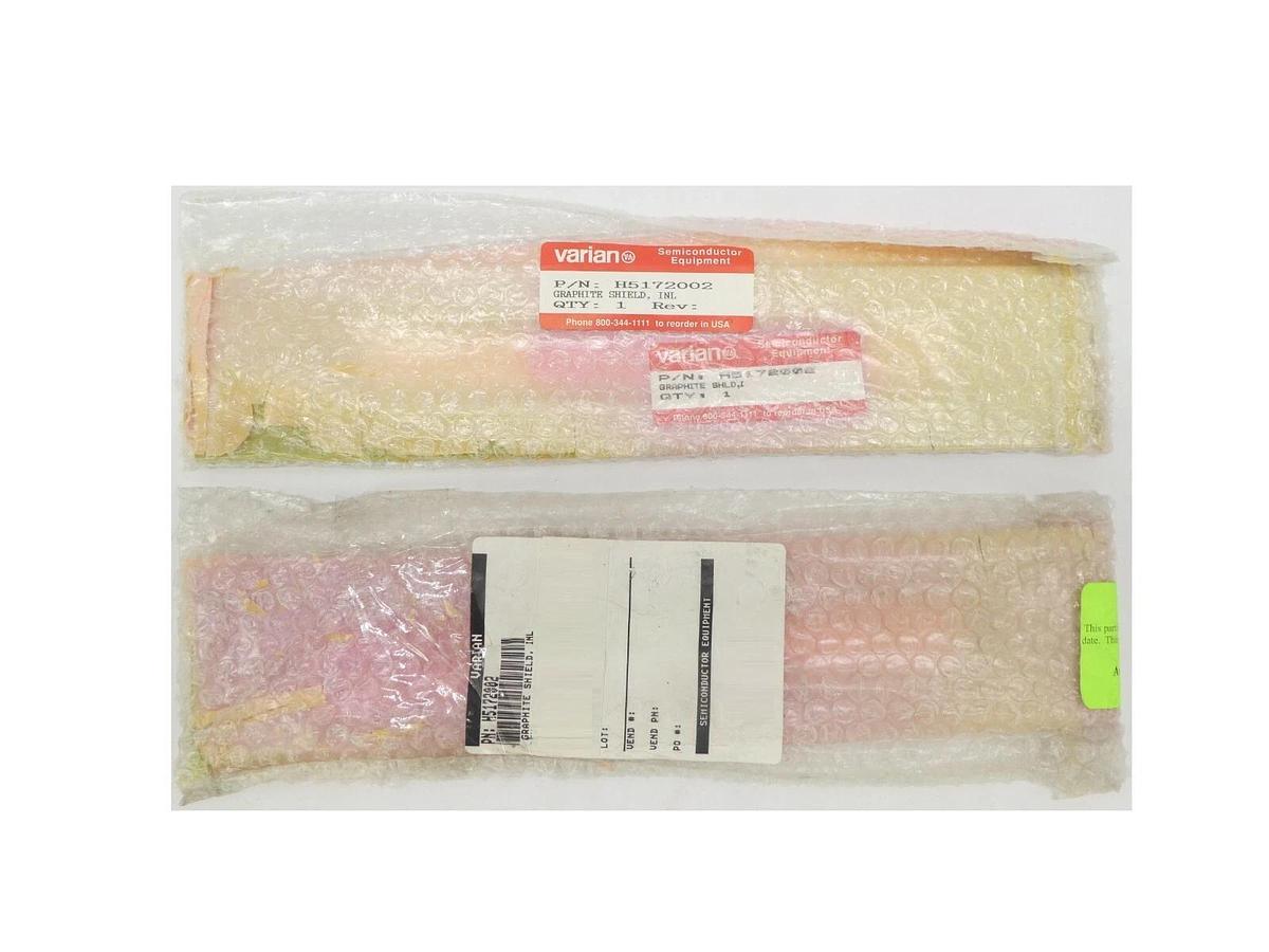 Varian Semiconductor Equipment VSEA H5172002 INL Graphite Shield Lot of 2 New