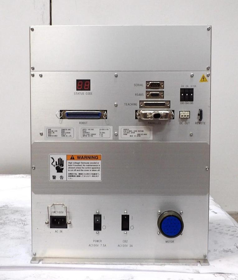 Used Tazmo P00011230380 300mm Wafer Transfer Robot and Controller Set P0001 Surplus