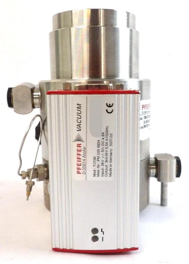 Used TMH 071-003 Y P Pfeiffer PM P03 142 Turbomolecular Pump w/TC100 Turbo Working