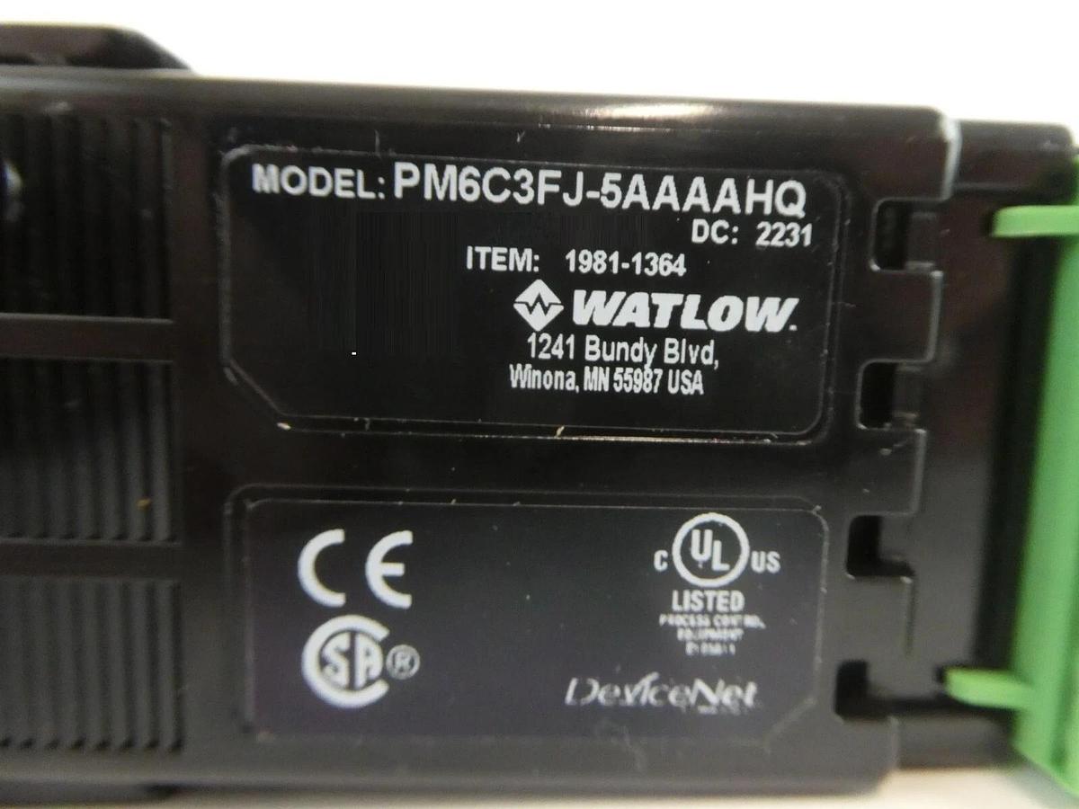 Used Watlow PM6C3FJ-5AAAAHQ EZKB-H5HC-AAAA Temperature Controller Lot of 5 Working