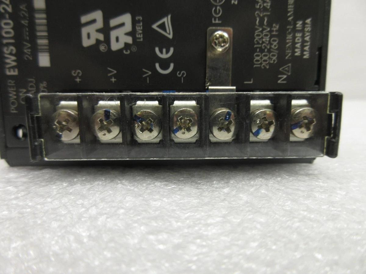 Used Nemic-Lambda EWS-100-24 Power Supply EWS100-24 Nikon NSR-S204B Scanning Used