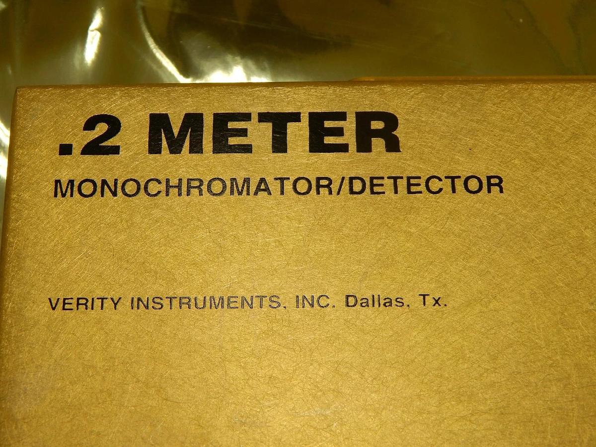 Used Verity Instruments 1000805 Monochromator Detector EP200Mmd 485211 Working