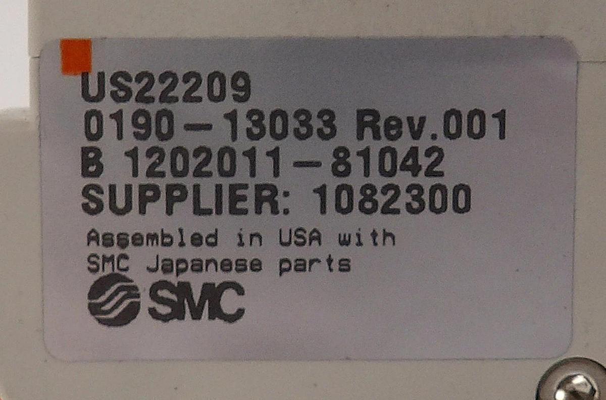 Used SMC EX160-SDN1A 8-Port Pneumatic Manifold AMAT 0190-13033 Lot of 2 Working