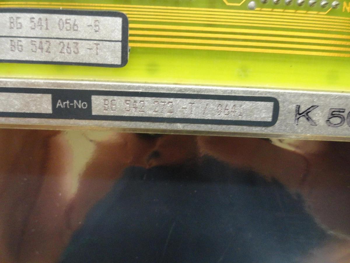 Used Balzers BG 542 272 T Indicator Display IU 201 PCB Card BG 542 263 T Used