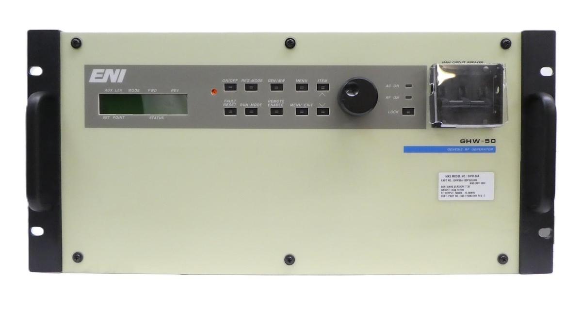 Used GENESIS GHW-50A ENI GHW50A-13DF3L0-006 RF Generator Lam 660-178383-001 Tested