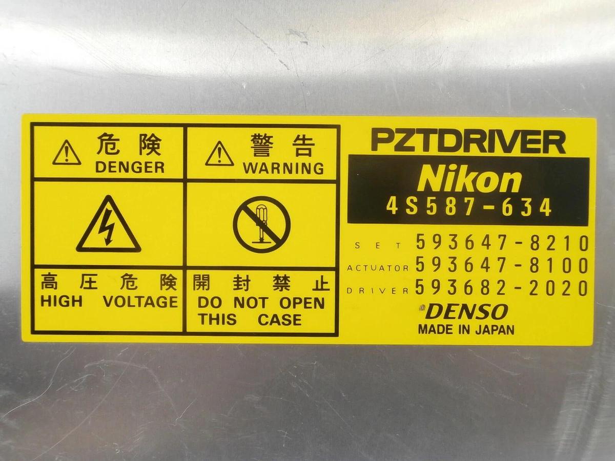 Used Denso 593682-2020 Servo Driver PZTDRIVER Nikon Precision 4S587-634 NSR Working
