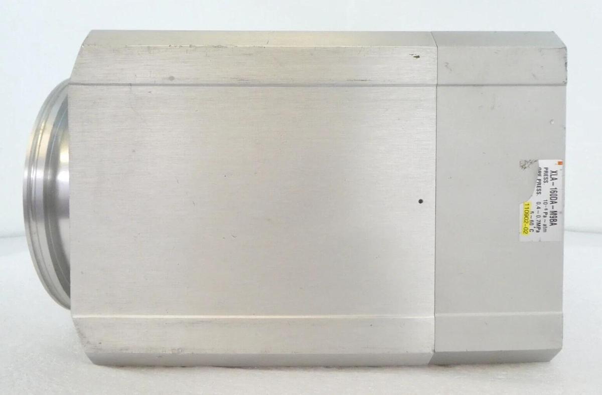 Used SMC XLA-160DA-M9BA Pneumatic High Vacuum Angle Valve ISO160 Working Surplus
