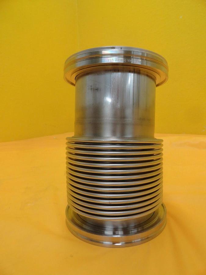 Used MKS Instruments High Vacuum Flex Bellows Stainless ISO100 4VCR Port Tee HPS Used