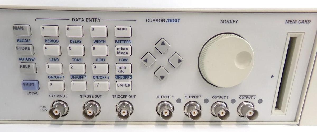 Used Agilent 81110A Pulse Pattern Generator 165/330 MHz with 81111A Modules Surplus