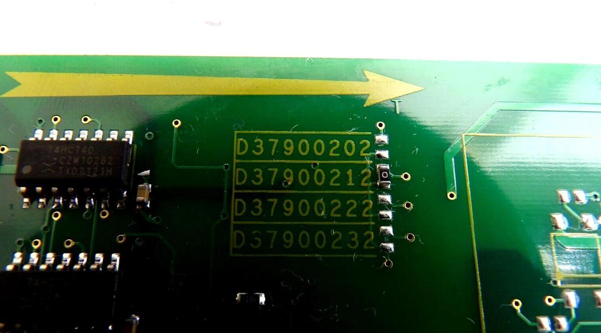 Used Edwards D37900205 ISS D Interface PCB Board Assembly Working Surplus
