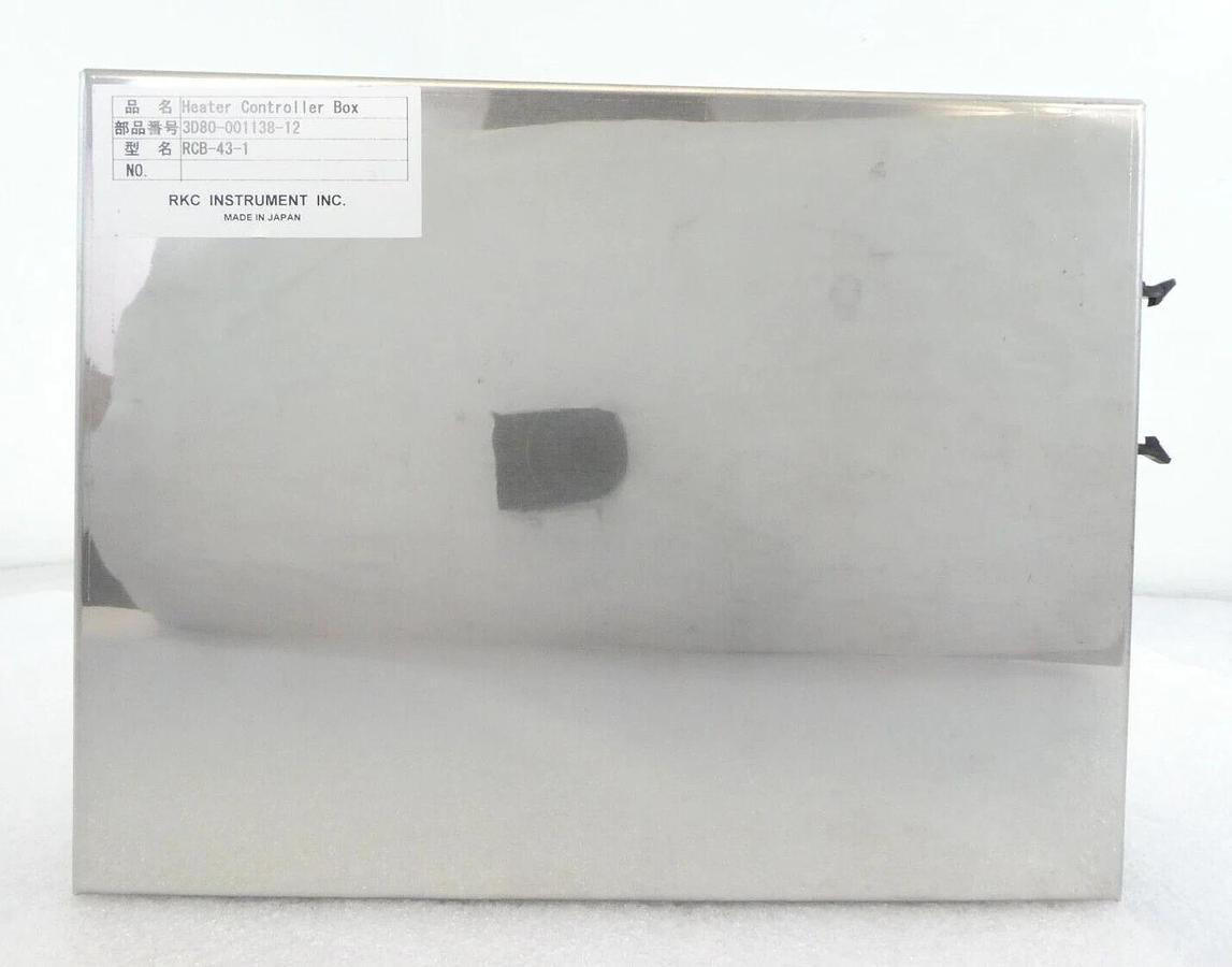 Used RKC Instruments RCB-43-1 Heater Controller Box TEL 3D80-001138-12 Working
