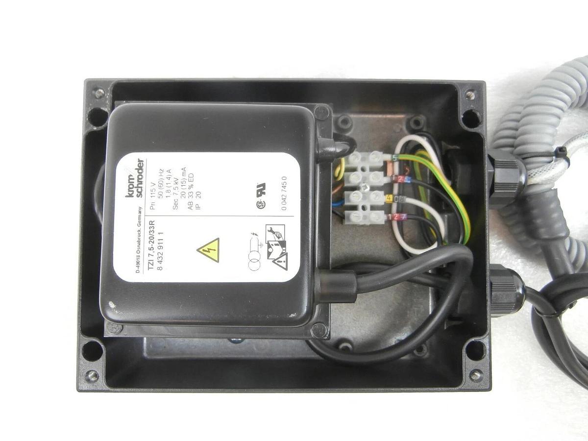 Used Kromschroder 84391030 Ignition Unit TGI 7,5-20/33R TZI 7,5-20/33R Edwards TPU