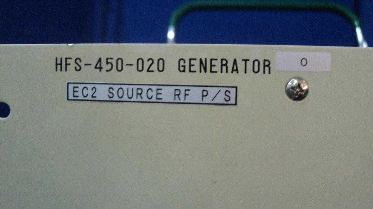 Used Nihon Koshusha HFS-450-020-5 450MHz 2kW Generator Hitachi MU-712E Used Working