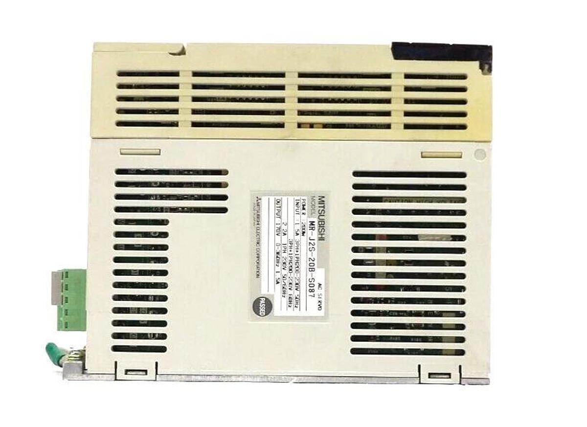 Used Mitsubishi Electric MR-J2S-20B-S087 AC Servo Driver MELSERVO Lot of 2 Working