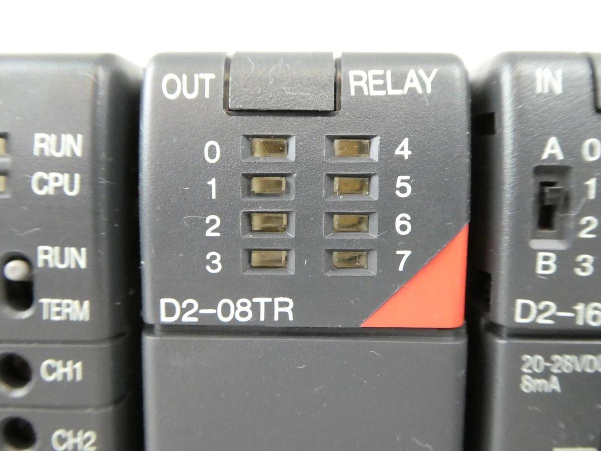 Used Automation Direct D2-09B-1 9-Slot PLC D2-240 DirectLOGIC 205 Koyo Working