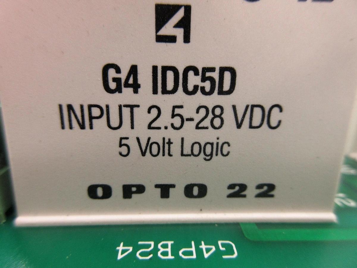 Used Opto 22 G4PB24 24-Channel Field Control I/O Module PCB 005131B Lumonics Working