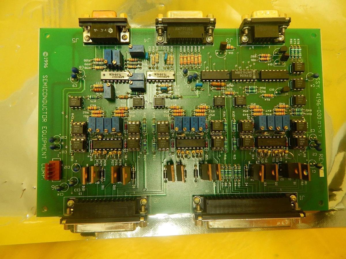 Used Semiconductor Equipment Corp 4196-030 Amplifier PCB Board 410 Bonder Used