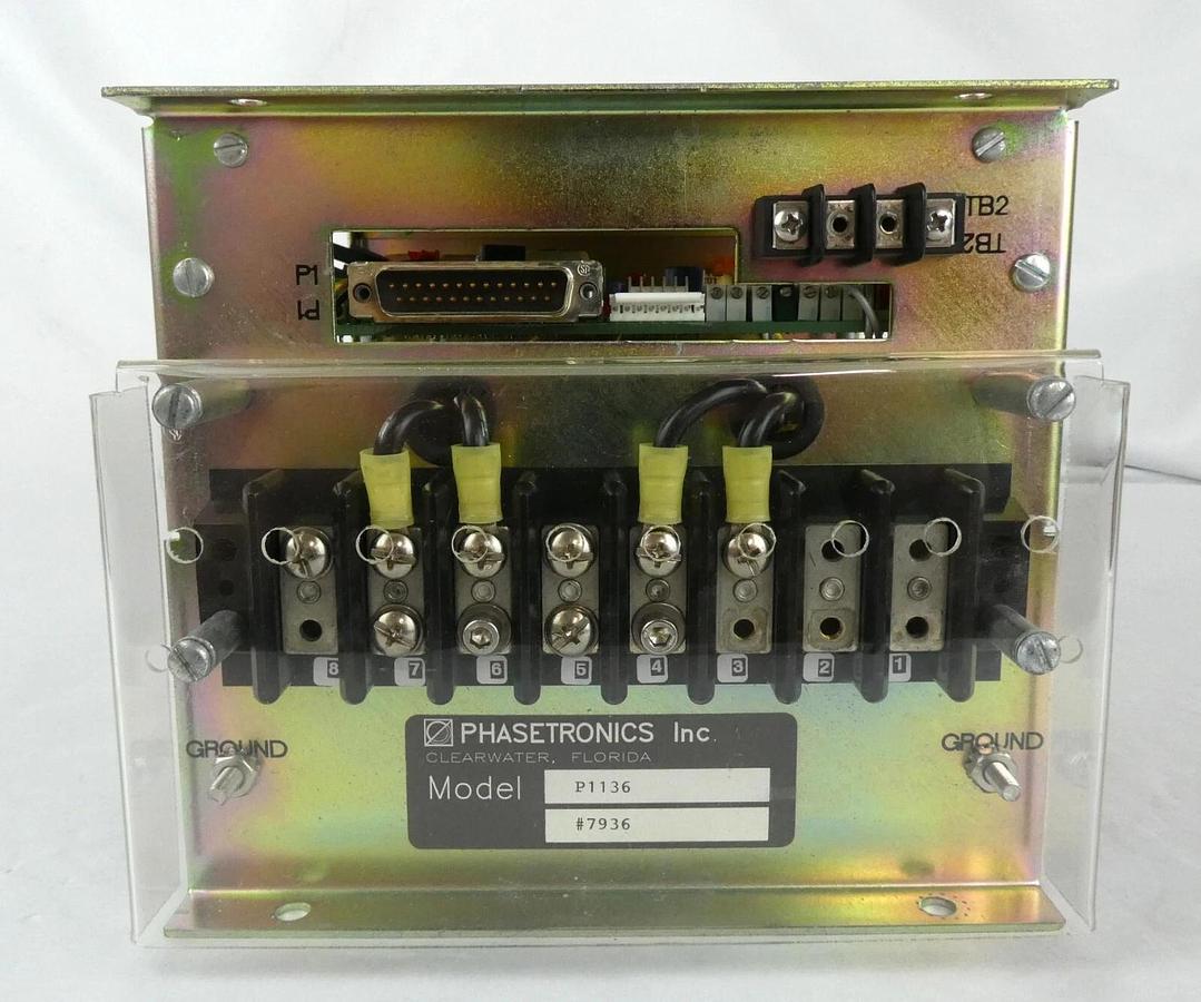 Used Phasetronics P1136 Etch Magnet Driver Assembly AMAT 0090-09262 Working Surplus