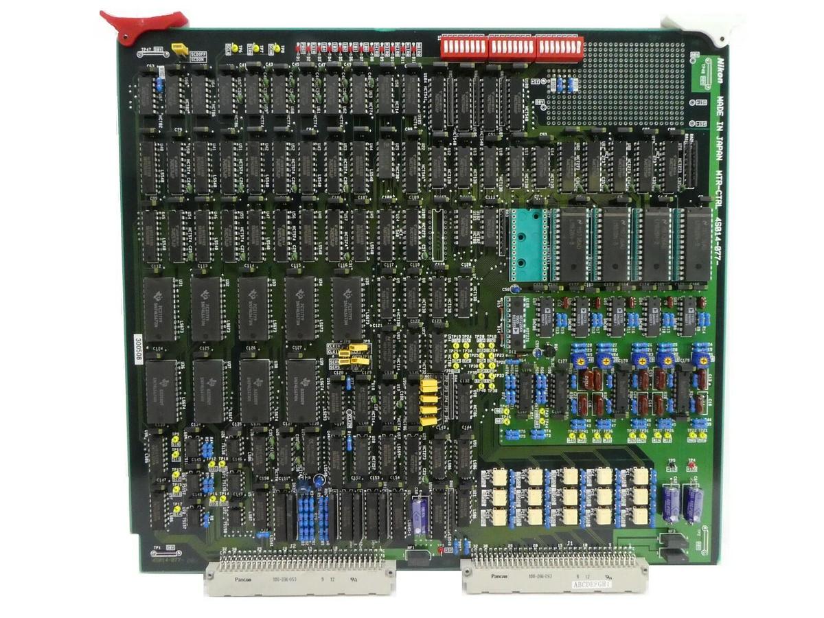 Used Nikon 4S014-077 Motor Control PCB Card MTR-CTRL NSR System Working Surplus