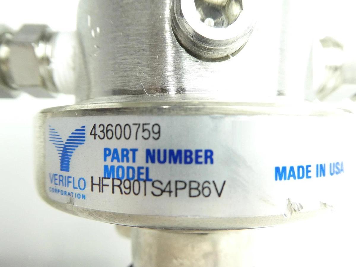 Used Parker 43600759 High Purity Regulator Valve W/ Gauge HFR90TS4PB6V Lot of 2 Used