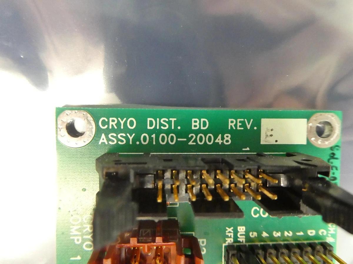 Used AMAT Applied Materials 0100-20048 Cryo Distribution PCB BD Working Surplus