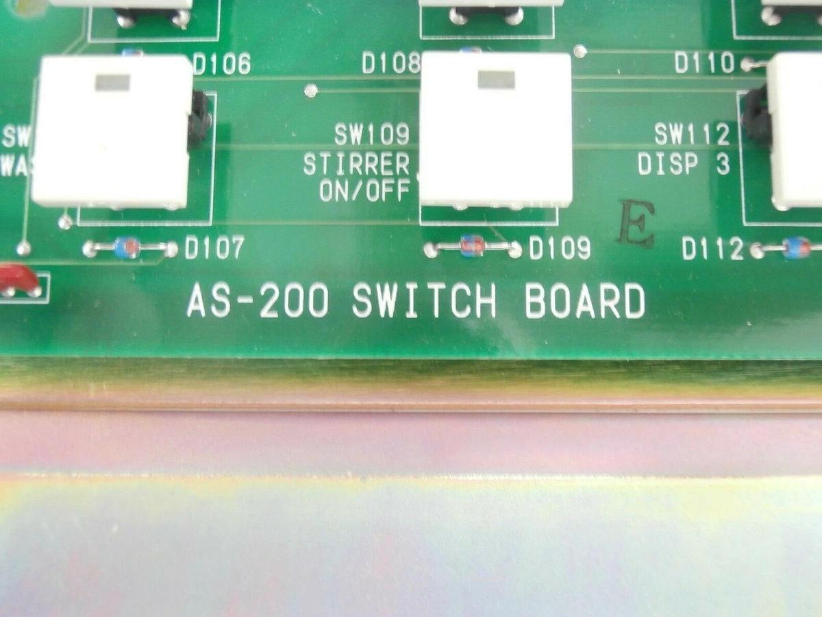 Used Hiranuma Sangyo AS-200 Operator Panel Switchboard PCB 230132 D850536 Working