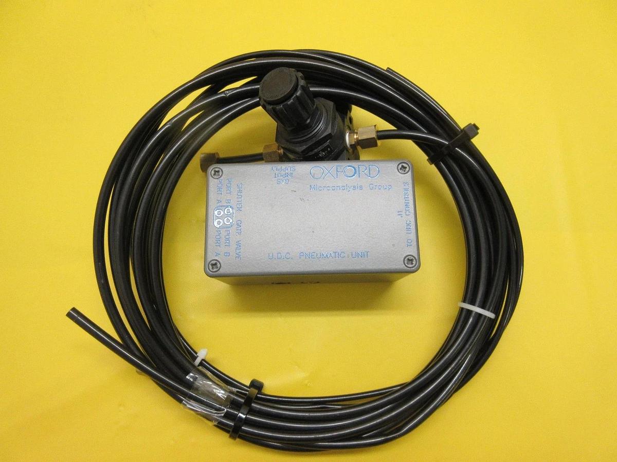 Used Oxford Instruments 1108-096 U.D.C. Pneumatic Unit JEOL JEM-2010F Used Working