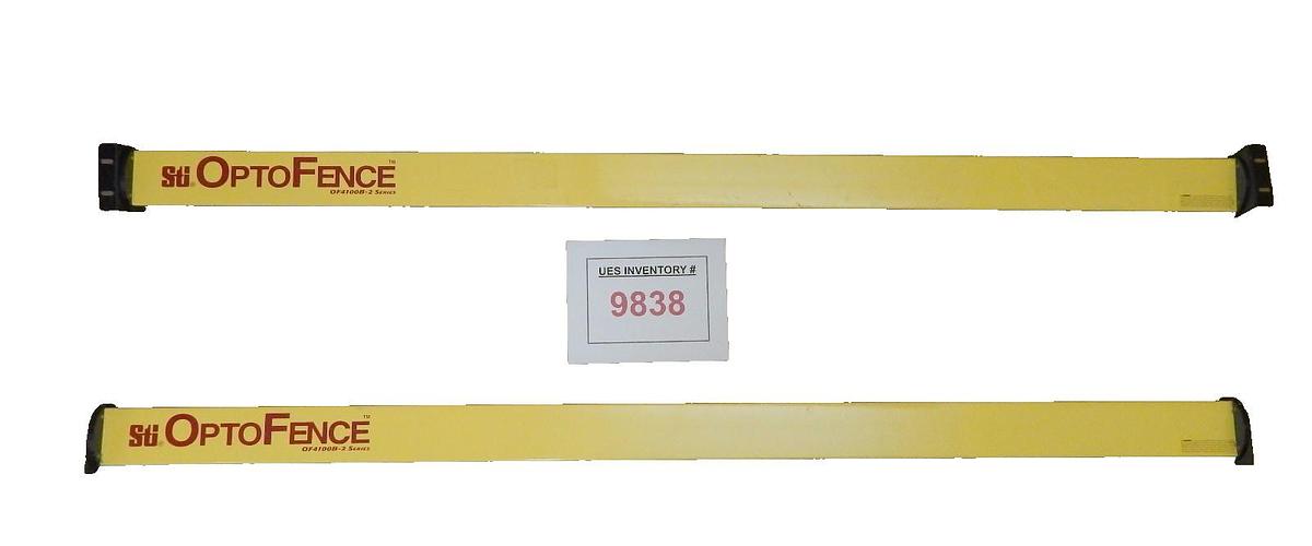 Used Sti OF4172B-2 OptoFence 72" Light Curtain Receiver Transmitter Set Working