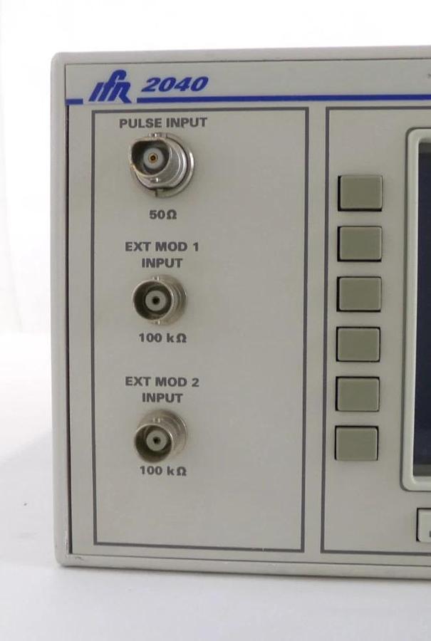 Used IFR 2040 10khz-1.35Ghz Low Noise Signal Generator 9.15 Error 27 Dented As-Is