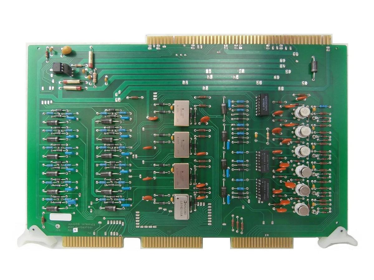 Used Varian Semiconductor VSEA D-F3637001 Analog Interface PCB Card Rev. K Working