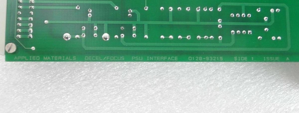 Used AMAT Applied Materials 0100-90934 Decel/Focus PSU Interface PCB Card Working