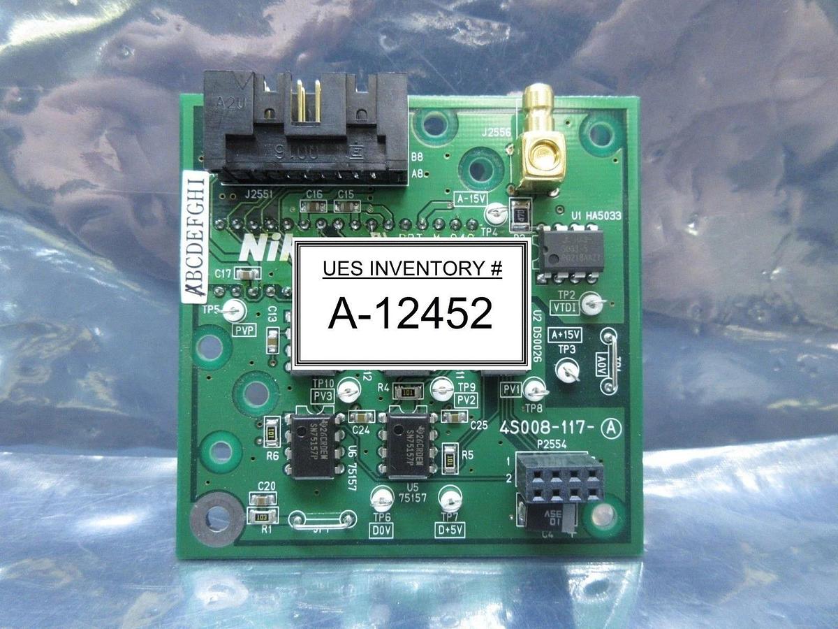 Used Nikon 4S008-117-A Sensor Interface Board PCB ALGAF-S/A-X4+ NSR System Used