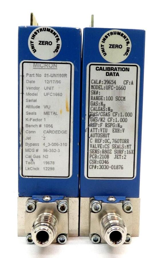 Used UNIT Instruments UFC-1660 Mass Flow Controller MFC Reseller Lot of 11 Working